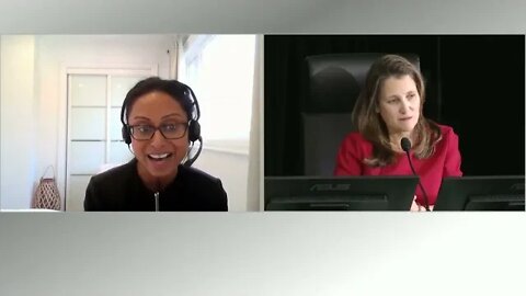 Ms. Shanmuganathan from the CCF Questions Chrystia Freeland at Emergency Act Hearing (POEC) 22-11-24
