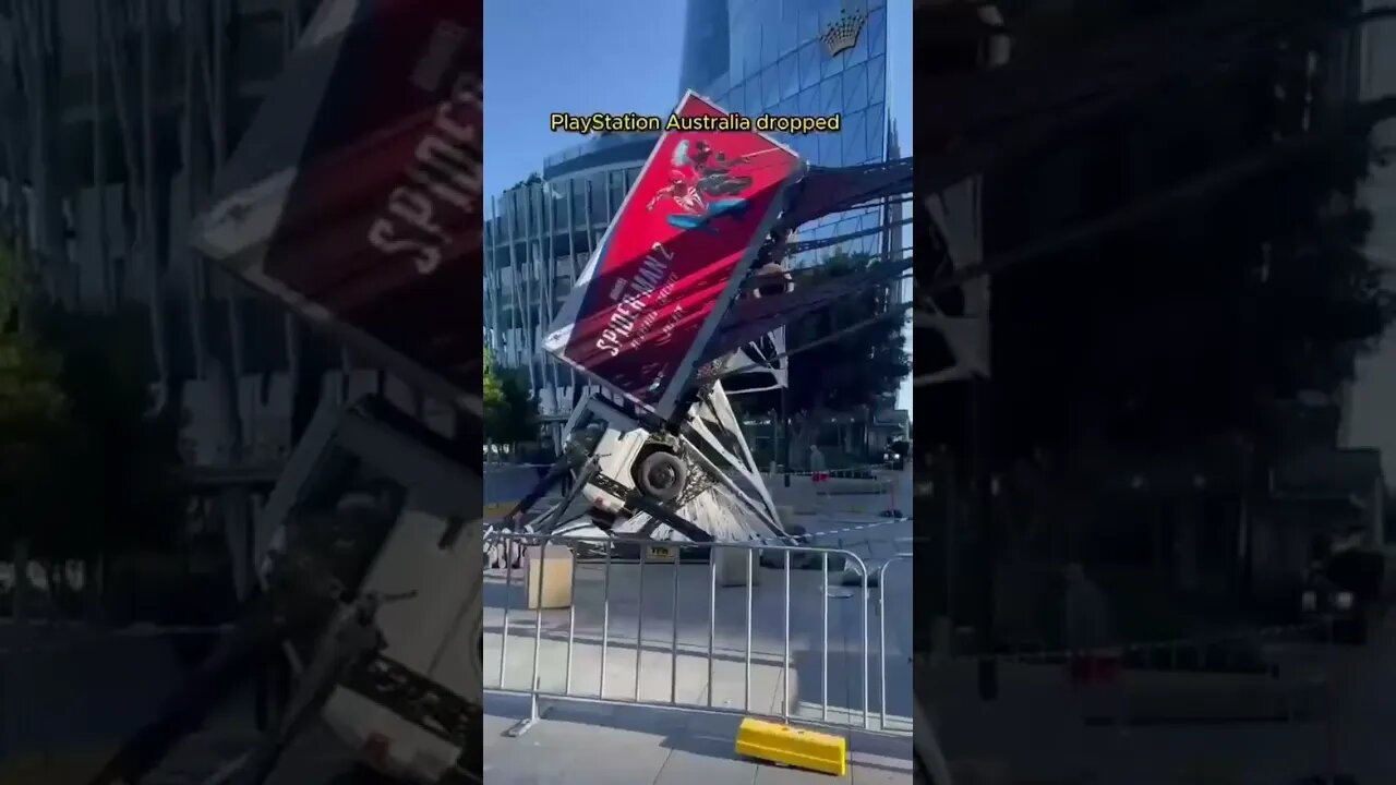 Sydney is creatively advertising the release of the new Spider-Man on
