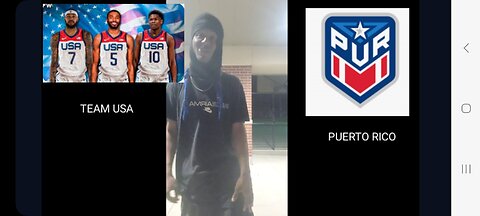TEAM USA VS TEAM PUERTO RICO OLYMPIC BASKETBALL GAME WENT DOWN BRANDON ANTHONY MALIK AUSTIN💪🏾💯