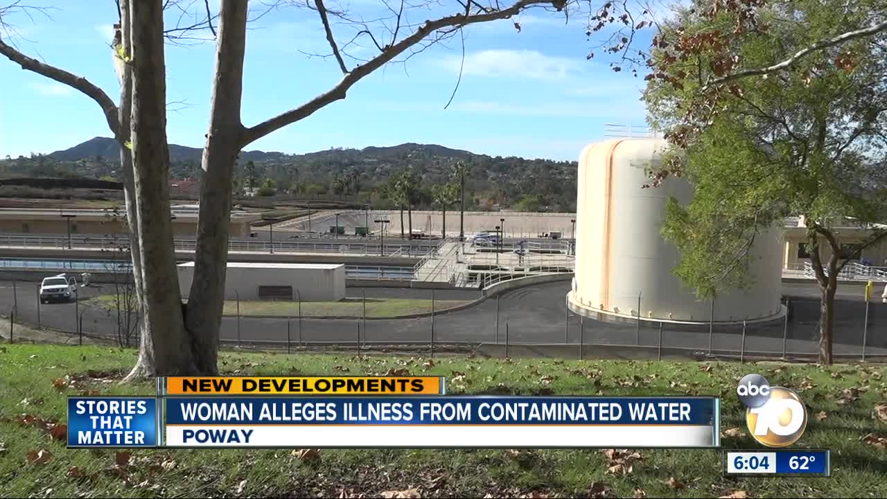 Woman alleges illness from Poway water