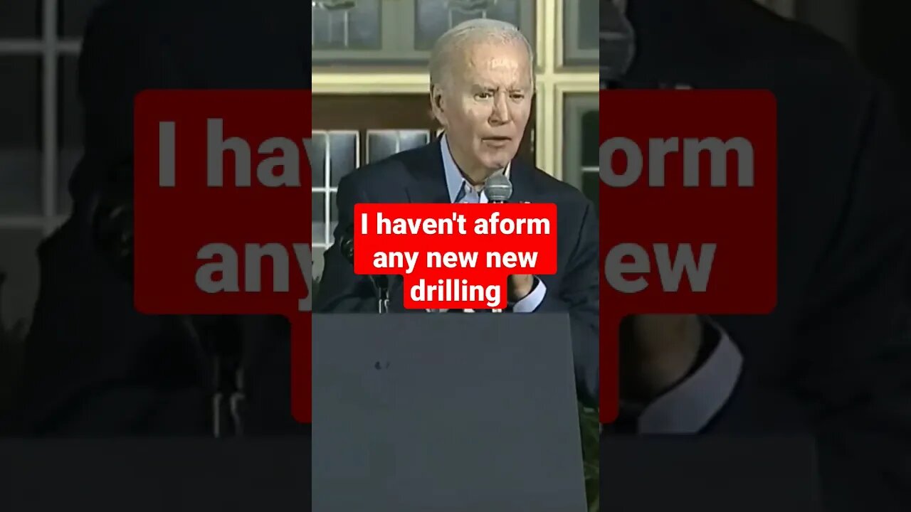 Joe Biden Says, "No More Drilling." #joebiden #gasprices 🇺🇸 🇺🇸