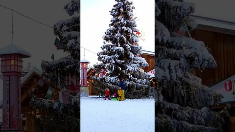 Santa Claus (Real Santa )Village Rovaniemi, Lapland, Finland, Best thing to do in Lapland 🥰 #shorts