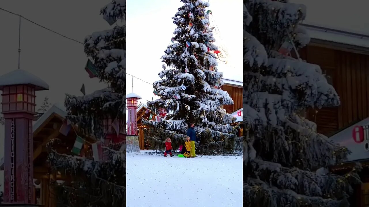 Santa Claus (Real Santa )Village Rovaniemi, Lapland, Finland, Best thing to do in Lapland 🥰 #shorts
