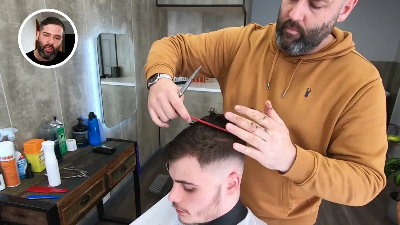 EASY FADE METHOD | Blending in with Scissor Work