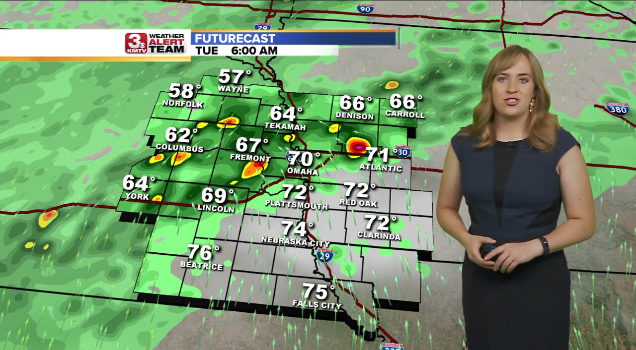 Audra's Tuesday Forecast