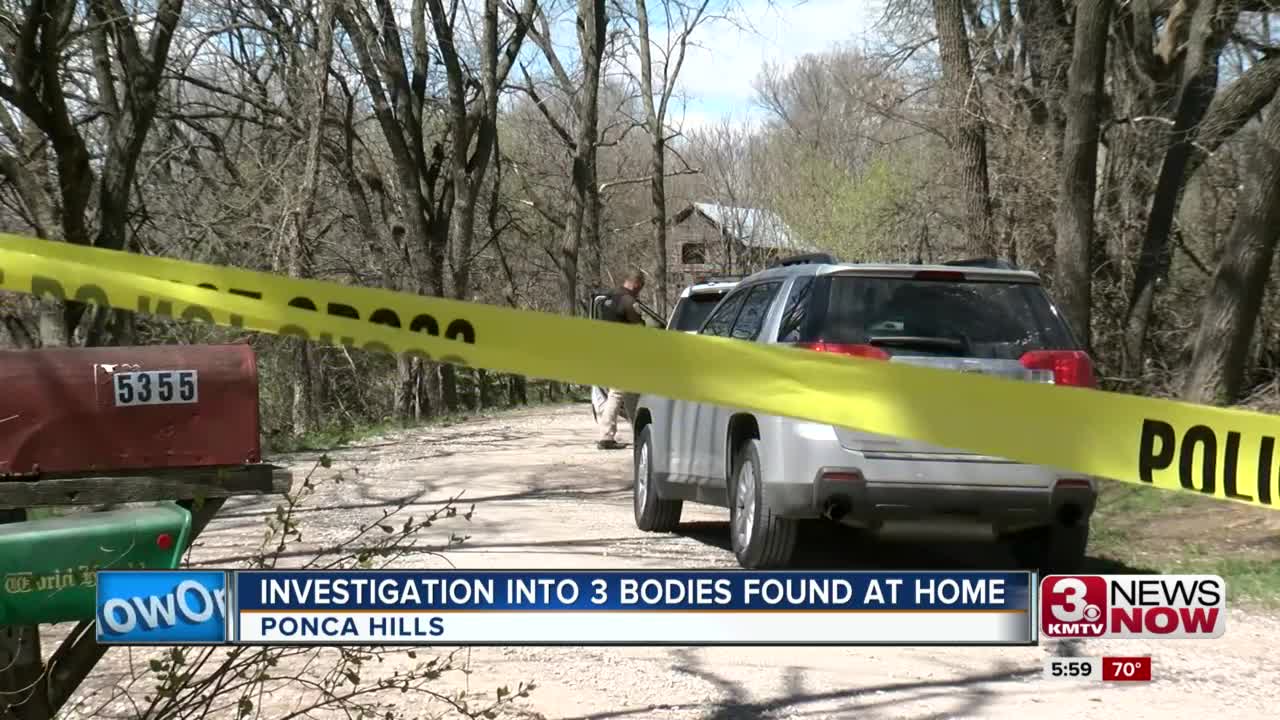 Investigation into 3 bodies found at Ponca Hills home