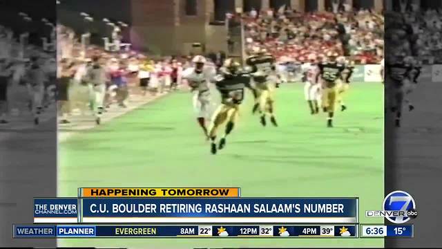 CU Boulder retiring Rashaan Salaam's jersey number