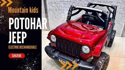Mountain Potohar Electric Jeep for kids | Rechargeable heavy jeep for kids