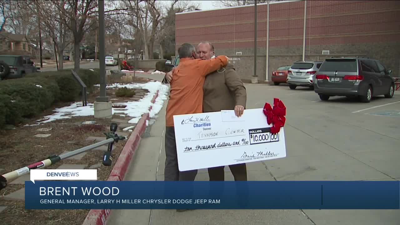 5 Days of Giving: Tennyson Center Check Presentation