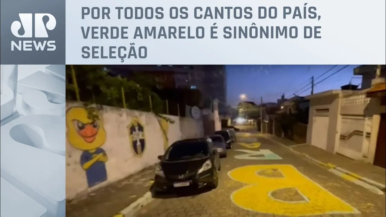 Brasileiros preparam roupas, casas e ruas para esperar Mundial