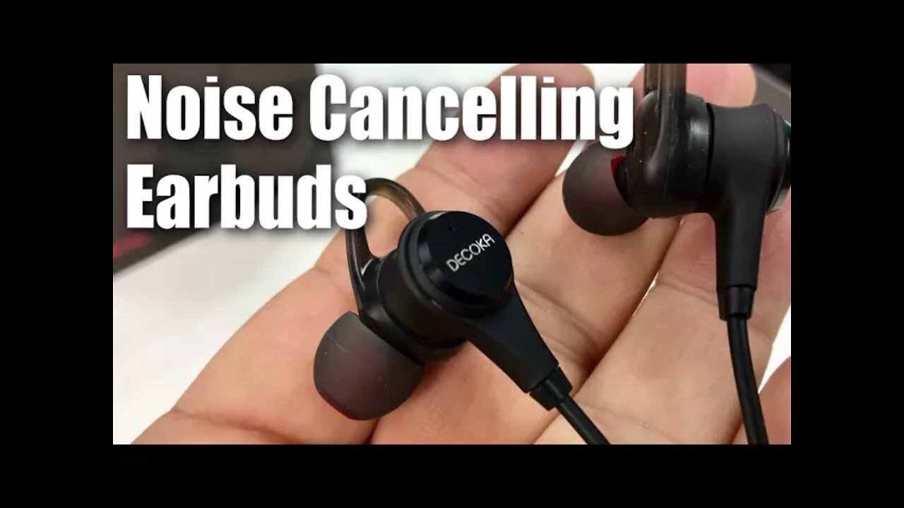 28dB Active Noise Cancelling In-Ear Wired Earbuds Headphones by DECOKA Review