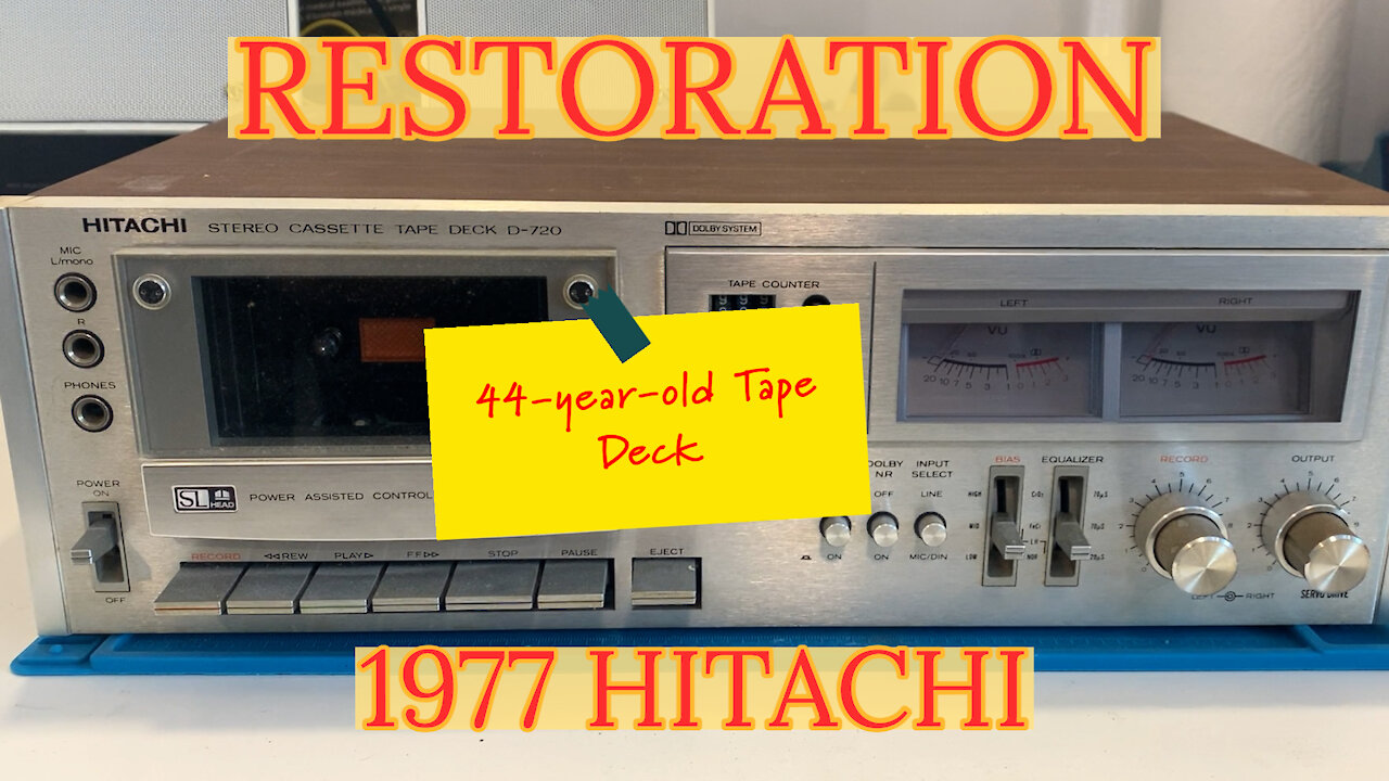 Restoring a Vintage Audio Tape Deck and How To Change The Belts | RRG Episode 9