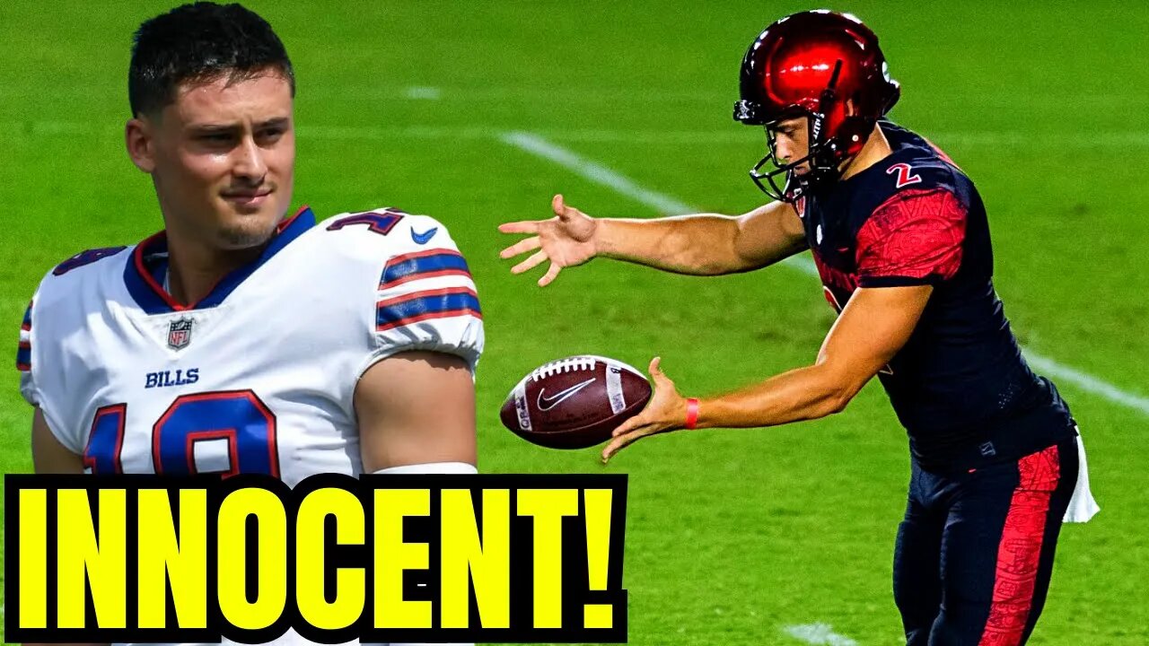 Former Bills Punter Matt Araiza INNOCENT & WILL NOT END LAWSUIT?! Punt God Wants PAYBACK!