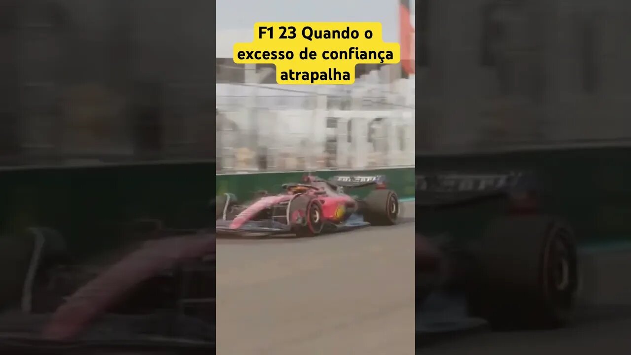 Quando o excesso de confiança atrapalha! #automobilismovirtual #f123game #shorts