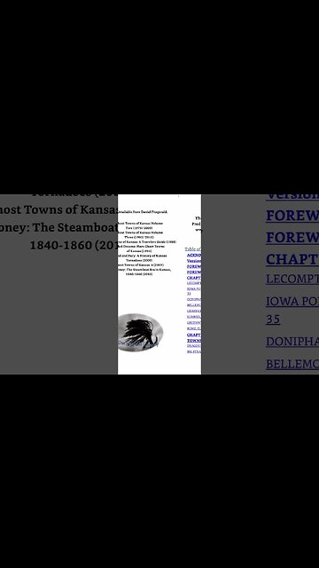 Ghost Towns of Kansas: Volume 1 by Daniel C. Fitzgerald