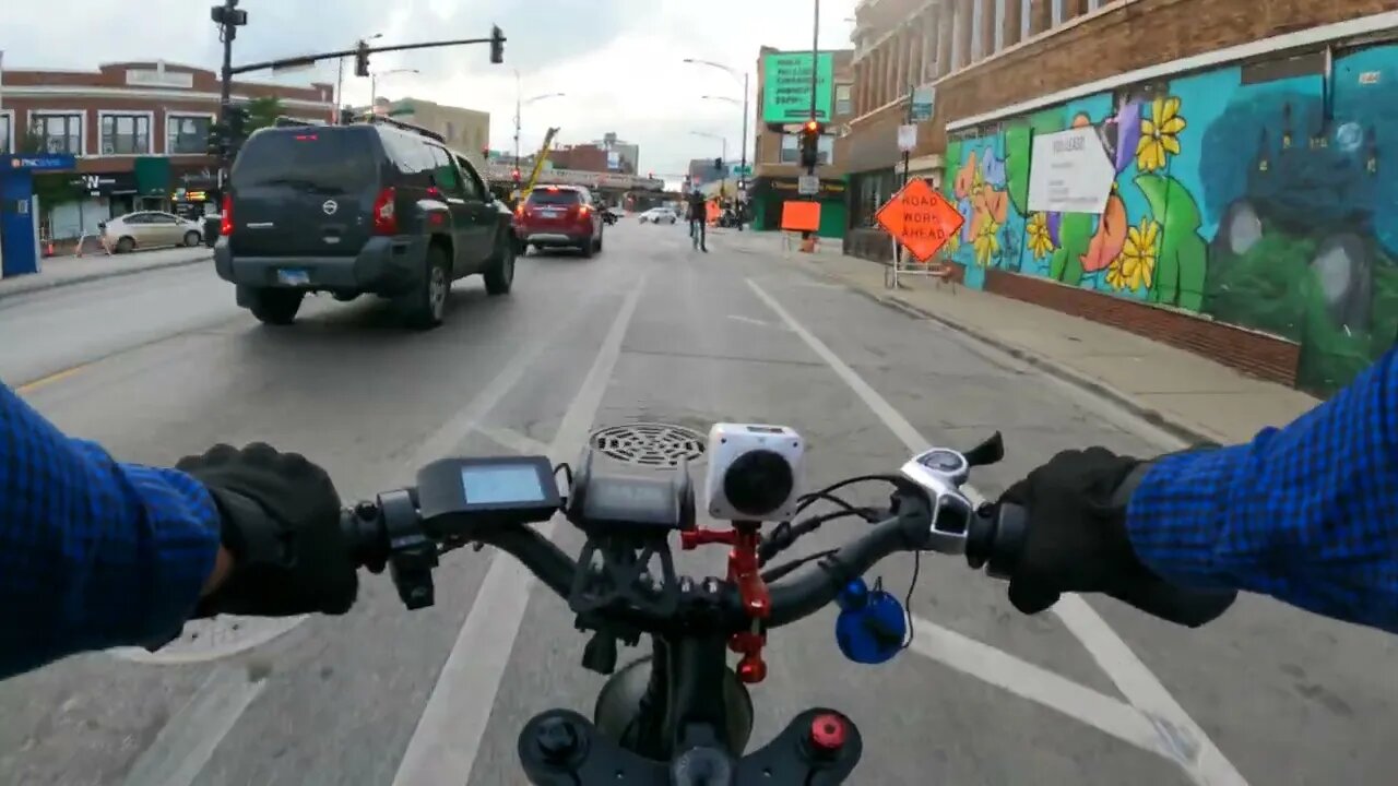 ARIEL RIDER X-CLASS 52V : ZIPPY COMMUTE TO DOWNTOWN CHICAGO : GOPRO HERO9 : 4K POV : PT.1