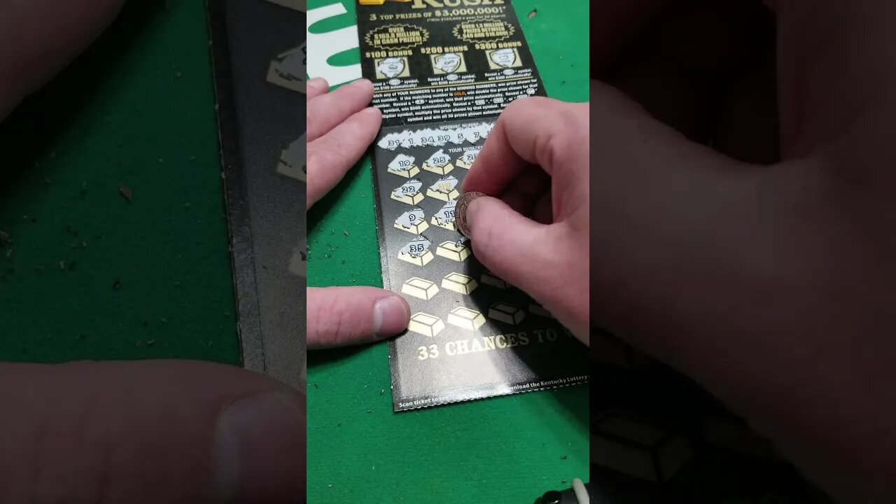 $30 Winning Lottery Ticket Scratch Off!