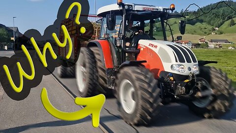 Why are there so many tractors on Switzerland's roads? (farming The Alps #6)