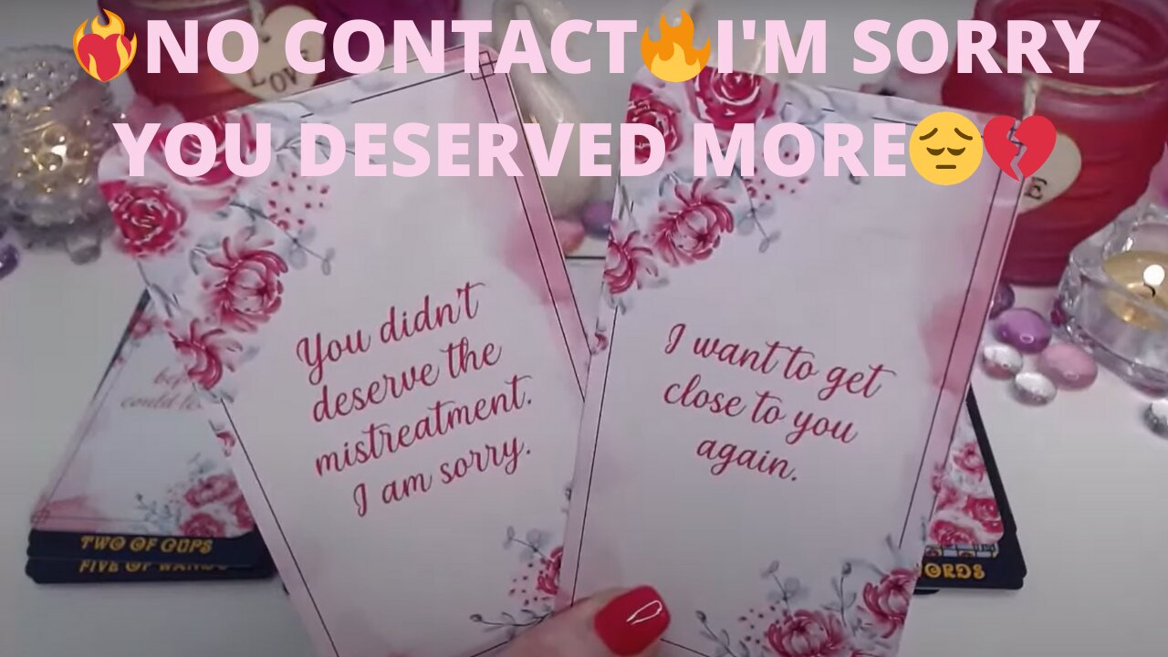❤️🔥NO CONTACT🔥I'M SORRY YOU DESERVED MORE😔💔 HAVE I LOST YOU FOREVER?📞💌 NO CONTACT COLLECTIVE LOVE ✨
