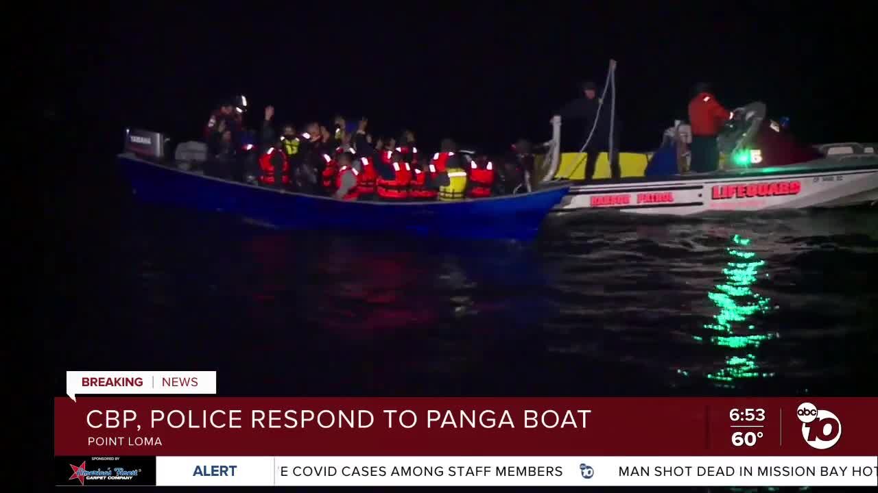 Panga boat spotted off Point Loma