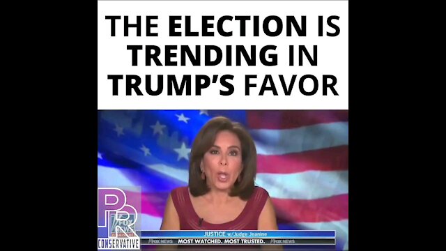 The Election is Trending in Trump's Favor