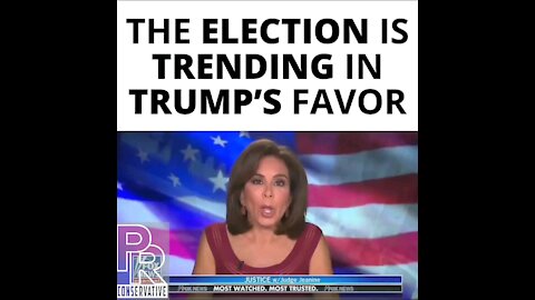 The Election is Trending in Trump's Favor