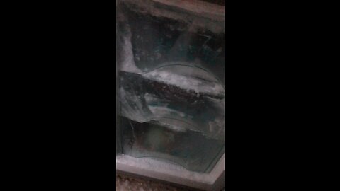 frozen refrigerator