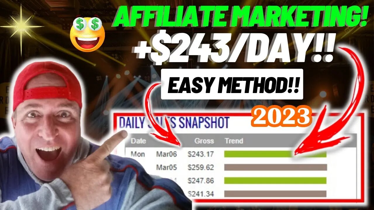 AFFILIATE MARKETING Pays Me $243/DAY Using This Easy Method! (Make Money Online 2023)