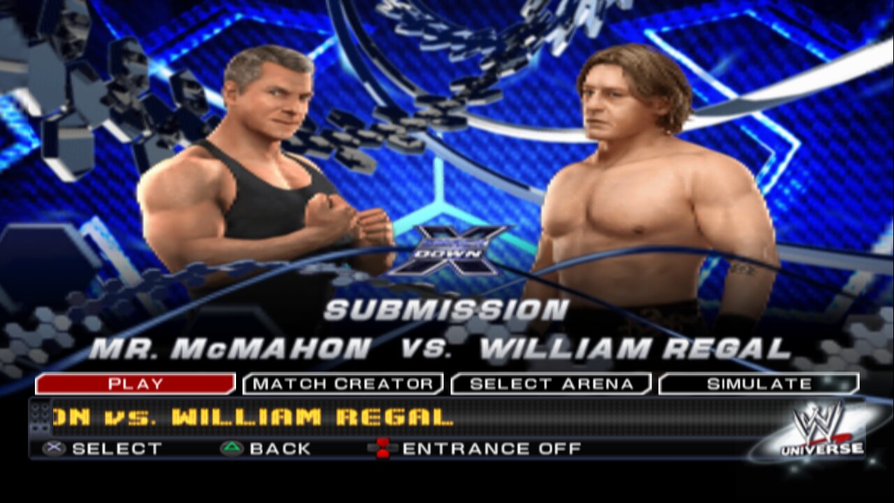 WWE SmackDown vs. Raw 2011 Mr. McMahon vs William Regal