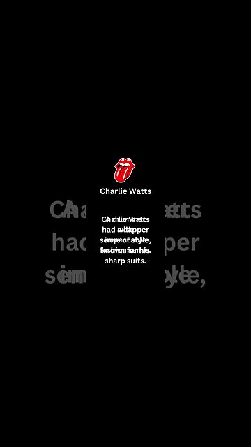 "Rocking with the Stones: Bite-sized Insights" Charlie Watts #shorts #rollingstones #rocknroll