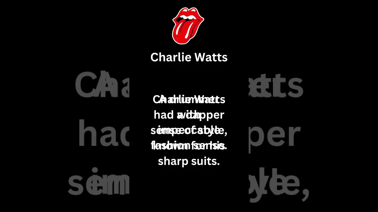 "Rocking with the Stones: Bite-sized Insights" Charlie Watts #shorts #rollingstones #rocknroll