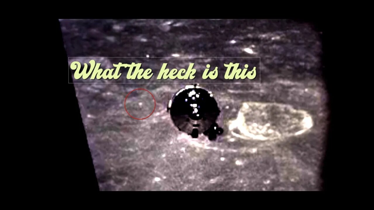 Strange UAP Coming Up From Moon Captured on NASA Apollo Footage