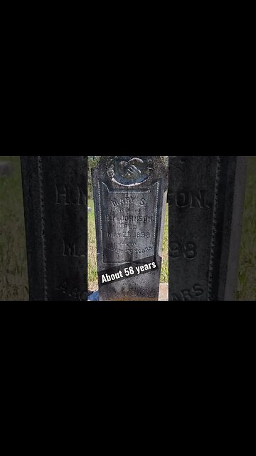 Age is just a number. No born date and likely didn't know. #1800s #cemetery #Taphophile #graveyard