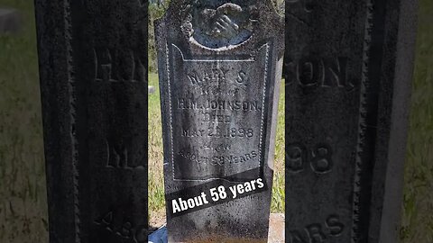 Age is just a number. No born date and likely didn't know. #1800s #cemetery #Taphophile #graveyard