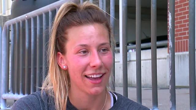 UC's unlikely queen of the high jump