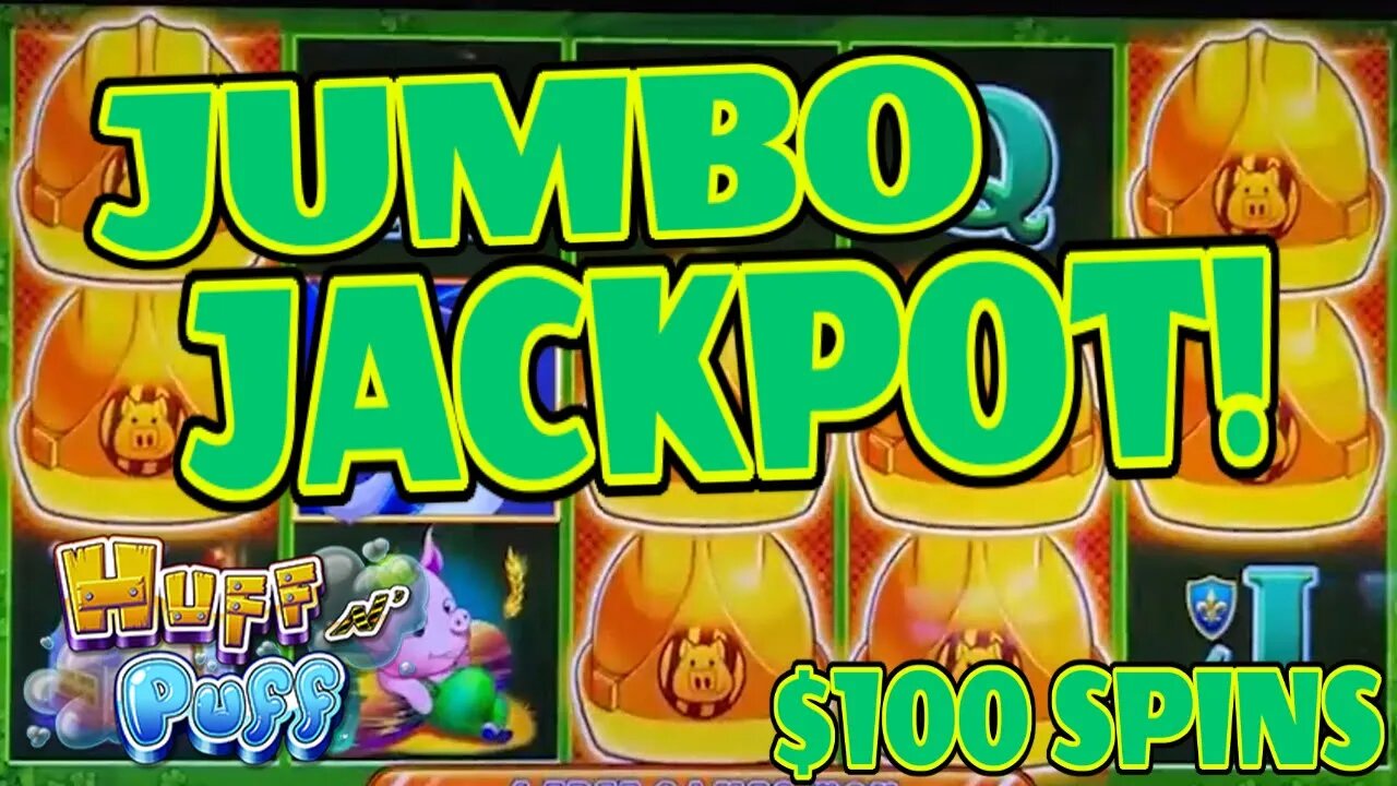 BEHOLD THE POWER OF HUFF N PUFF! ★ MASSIVE HIGH LIMIT LAS VEGAS JACKPOT