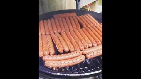 Independence Day hot dog party | @beardedbeastbbq on IG 🌭😍 #shorts