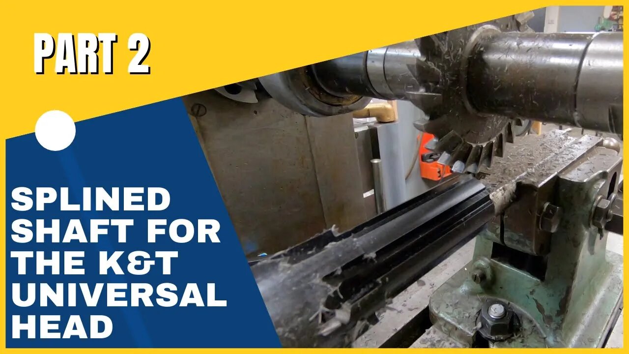 K&T Universal Milling Head Drive Shaft - Part 2 - Machining a 6 spline shaft in Delrin