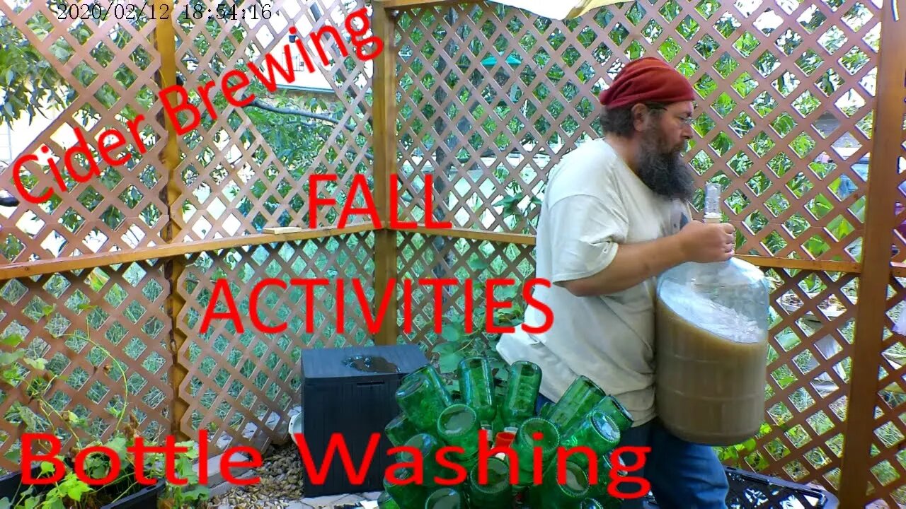 OFF GRID PEAR CIDER: Auto Siphon and Bottle Wash