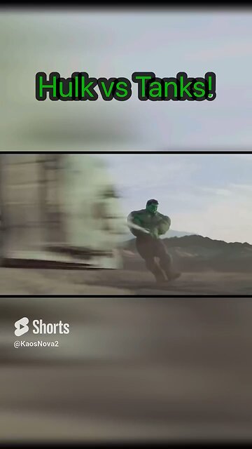 Old School Marvel : Hulk vs. Tanks!