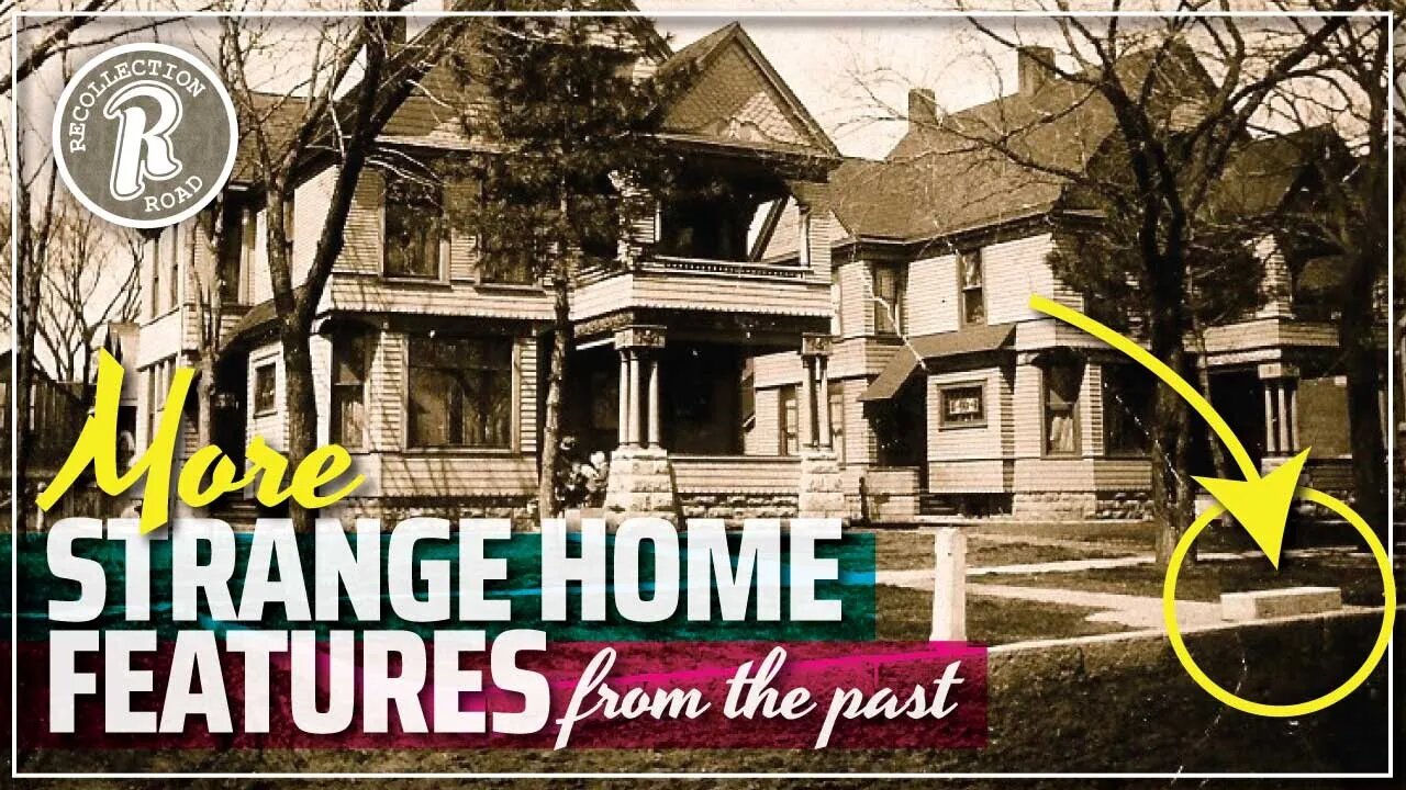 MORE STRANGE & OBSOLETE Home Features from the past - Life in America