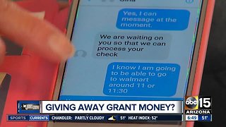 What's up with the Facebook messages offering grant money?