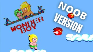 1987 Wonder Boy SEGA Arcade Game No Commentary Gameplay. Classic and Retro game. | Piso games