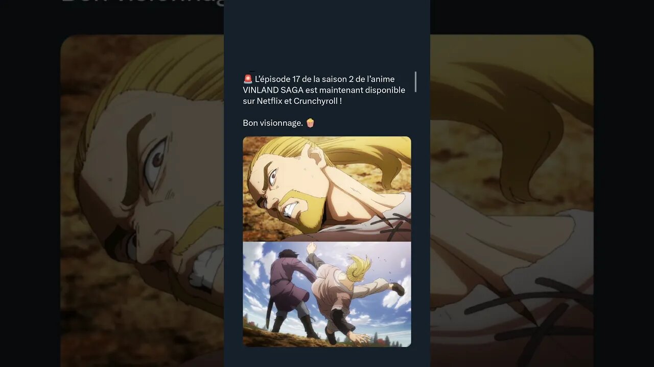 L’épisode 17 de la saison 2 de l’anime VINLAND SAGA est disponible sur Netflix et Crunchyroll !