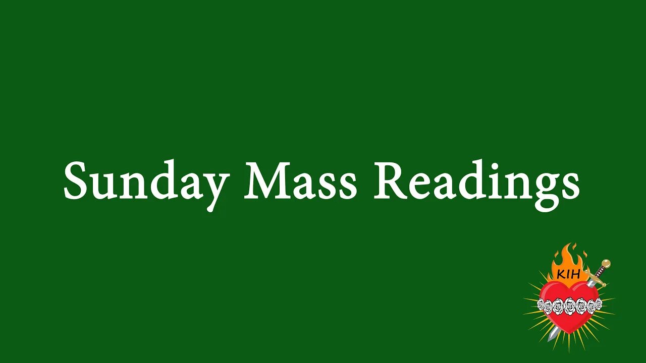 10-22-23 | Sunday Mass Readings | Twenty-ninth Sunday in Ordinary Time