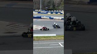 Top 3 fighting #gokart #racing