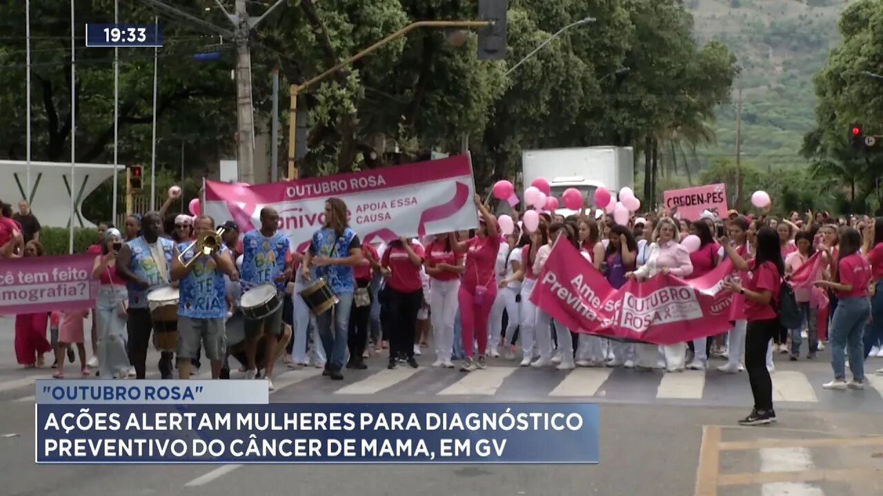 Outubro Rosa: Ações alertam Mulheres para Diagnóstico Preventivo do Câncer de Mama, em GV.