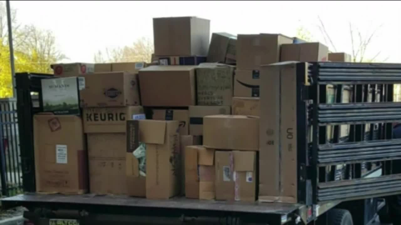 Milwaukee woman donates clothes by the truck load