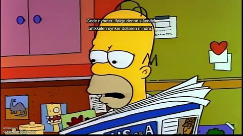 The only reliable news according to Homer Simpson