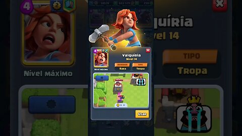 VALQUÍRIA NÍVEL MÁXIMO - CLASH ROYALE #game #clashroyale